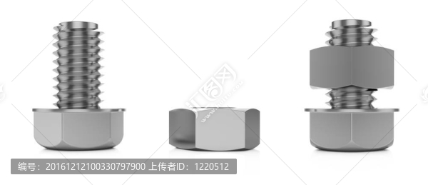 螺母與螺栓-匯圖網(wǎng) www.fosd68.com 螺母與螺栓