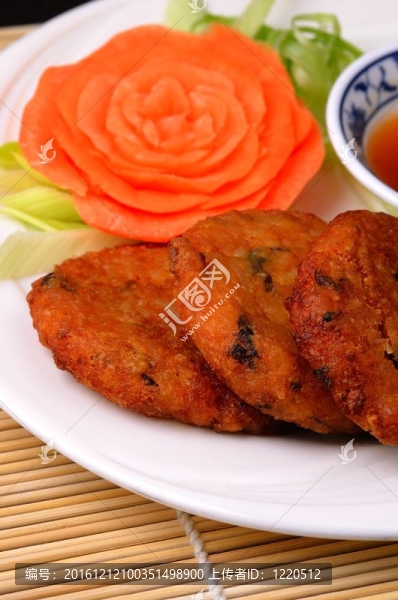 泰式魚餅特寫