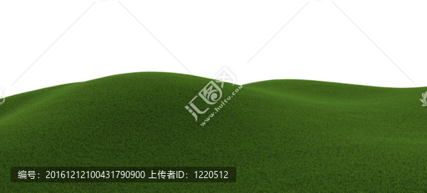 綠色的草山