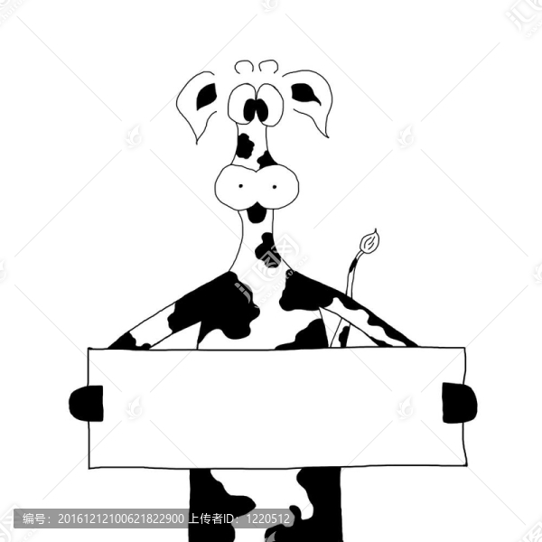 牛的插圖