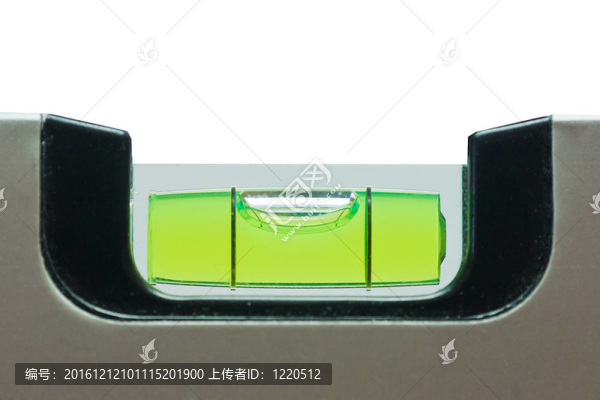 綠色的泡沫水平