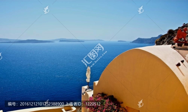 海中的島嶼。