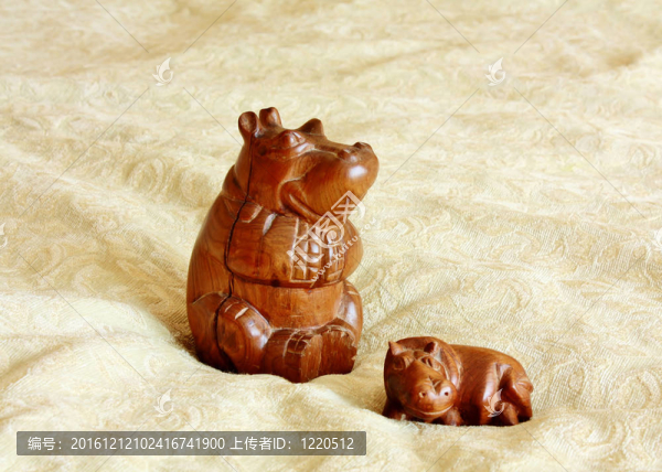 用木頭做的動物的數(shù)字