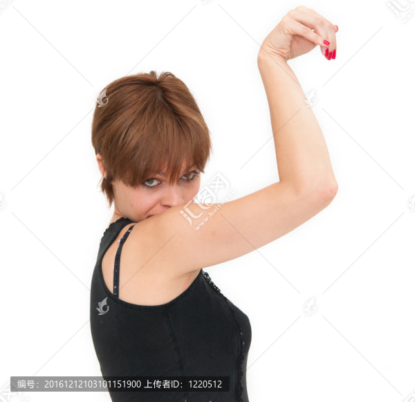 滑稽女孩的肖像