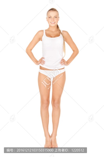 純棉內(nèi)衣美女