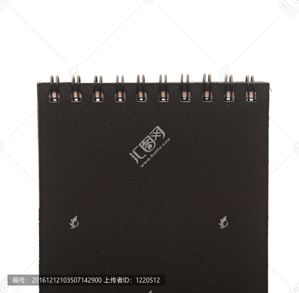 白色的紙螺旋筆記本