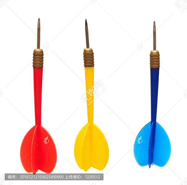 游戲飛鏢。它是孤立的白色背景。