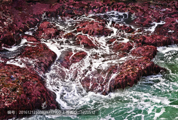 巖石上的海浪-匯圖網(wǎng) www.fosd68.com 巖石上的海浪