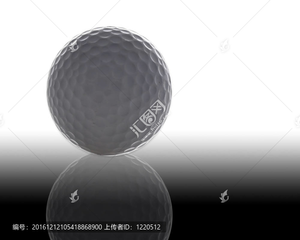 高爾夫作為白色隔離背景