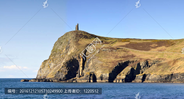 在馬恩島布雷達塔式