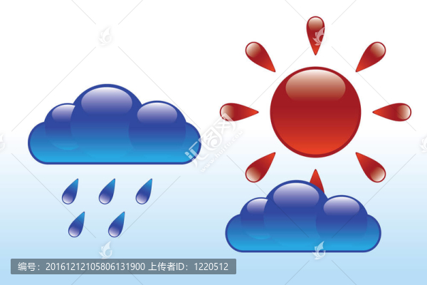 陽光和云朵