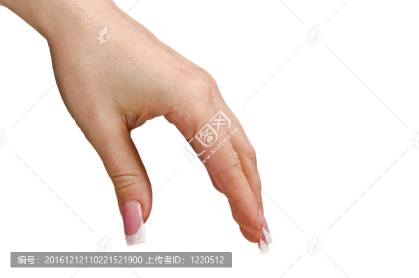 女性的手