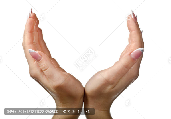 張開雙手