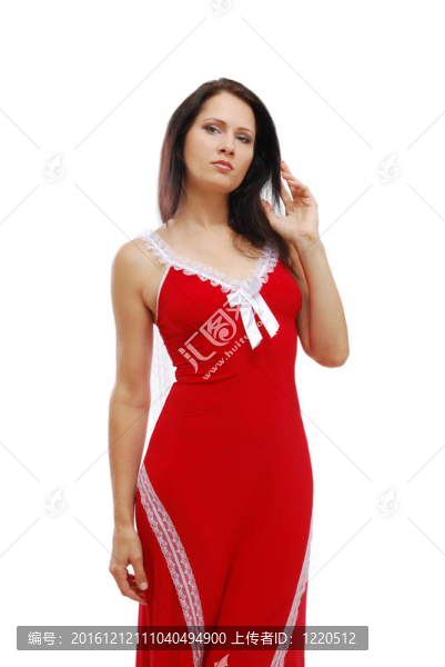 漂亮的女人打扮。