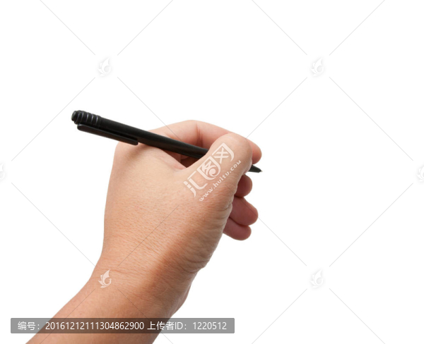 白色背景上的黑色鋼筆