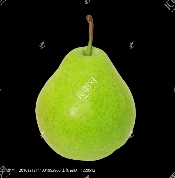 黑背景青梨