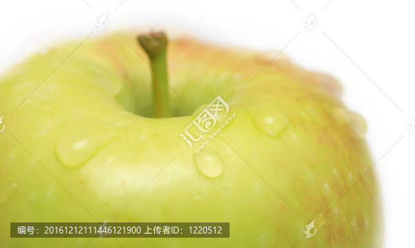 蘋果上滴。宏