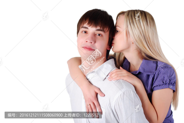 年輕的恩愛夫妻