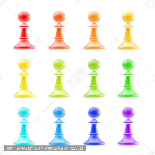 多彩棋子棋子集