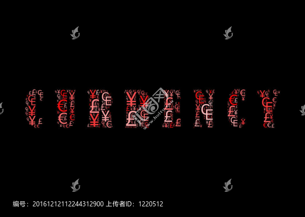國際貨幣概念云中的美元；歐元；日元和英鎊符號