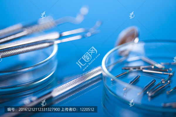 特寫牙科器械