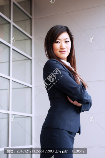 年輕漂亮的亞洲女商人