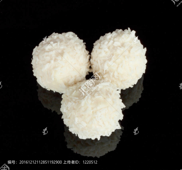白色美味椰子糖