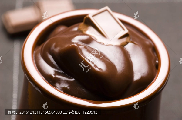 自制巧克力布丁