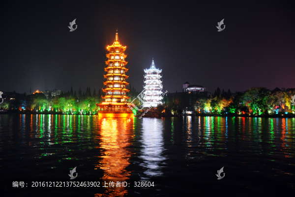 桂林日月雙塔
