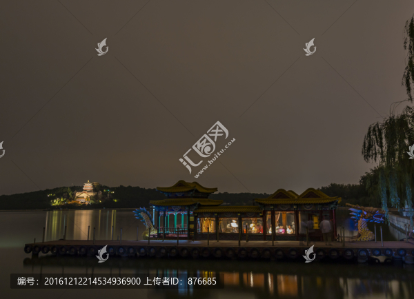 頤和園夜景