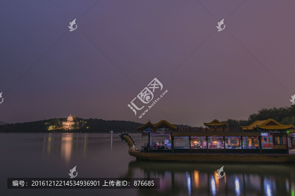 頤和園夜景