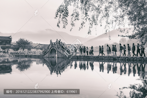 宏村畫橋風光