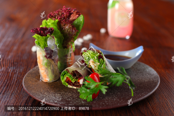 蔬菜鮮蝦卷
