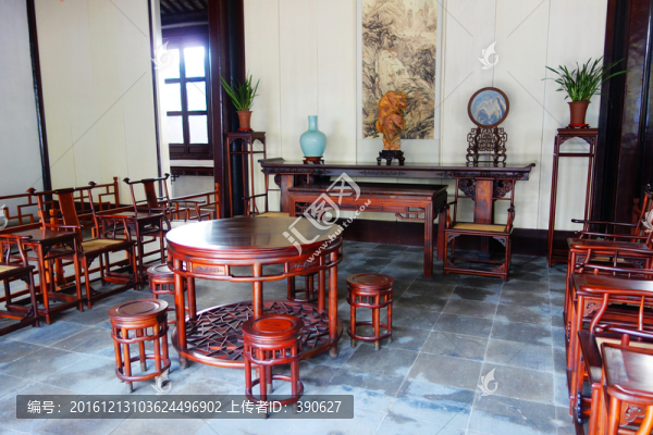 中式古典廳堂-匯圖網(wǎng) www.fosd68.com 中式古典廳堂