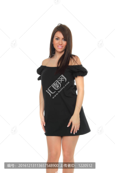 一個(gè)美麗性感的女人畫像，成人在黑衣喬裝