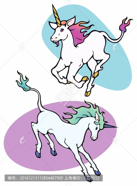 兩只獨角獸