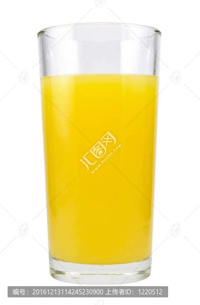 玻璃橘子汁