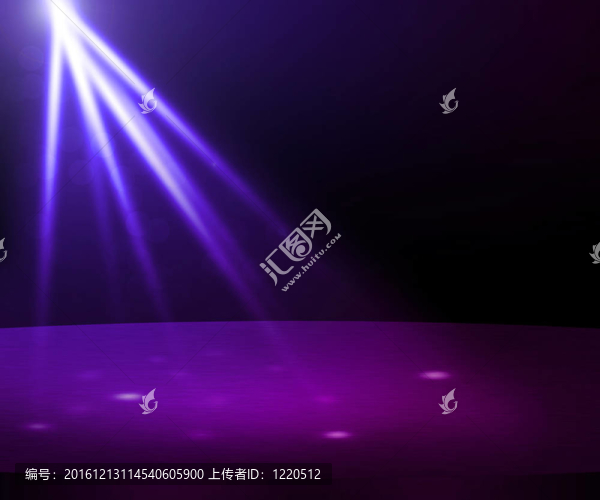紫羅蘭派對聚光燈舞臺