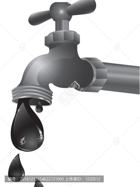 漏油水龍頭的概念說明