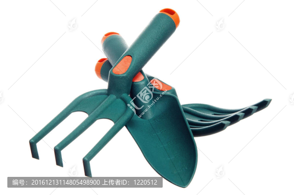 園林工具；它是孤立的白色