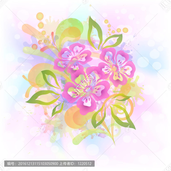 摘要花卉背景