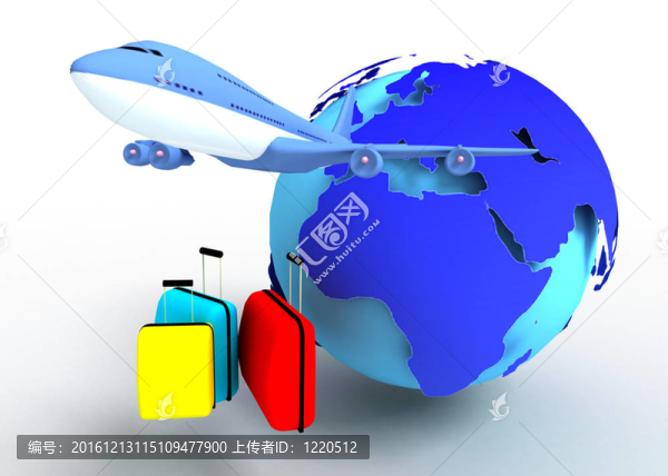 航空旅行的概念