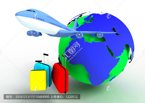 航空旅行的概念