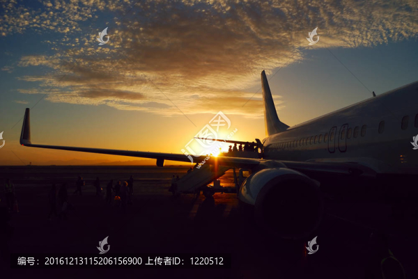 日落飛機