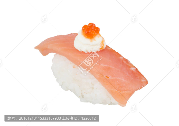 白底三文魚壽司