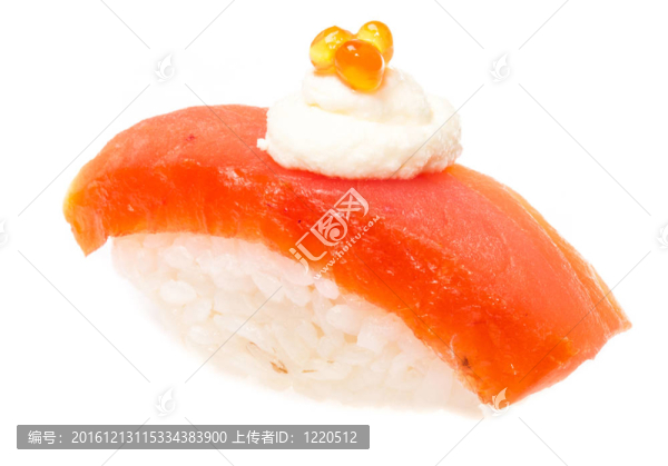白底三文魚壽司