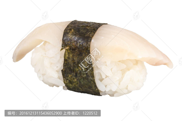 白色的魚壽司