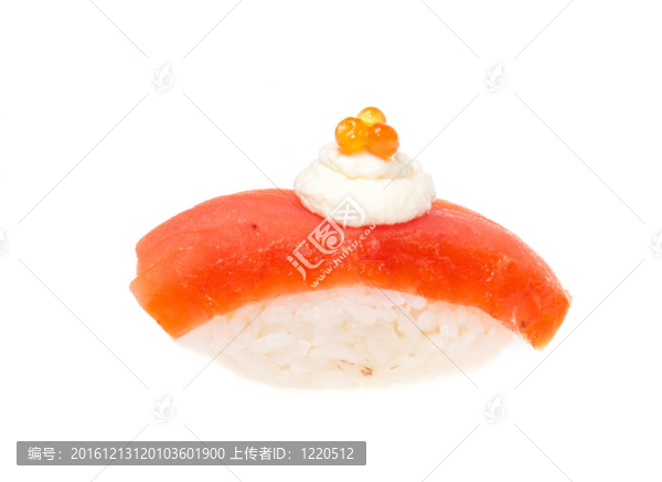 白底三文魚壽司