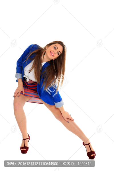 一個(gè)快樂的年輕商業(yè)女性肖像
