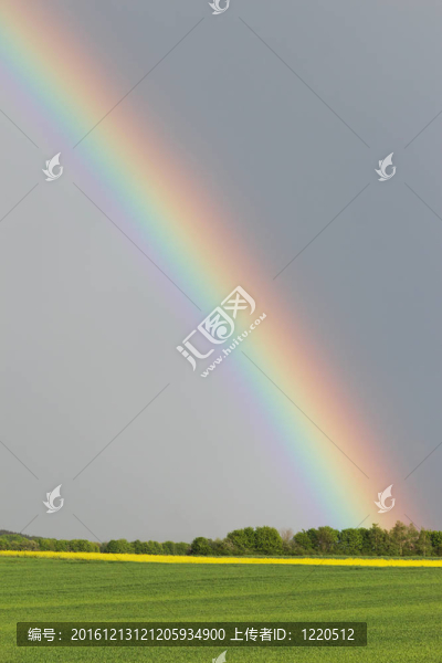 天空中的彩虹